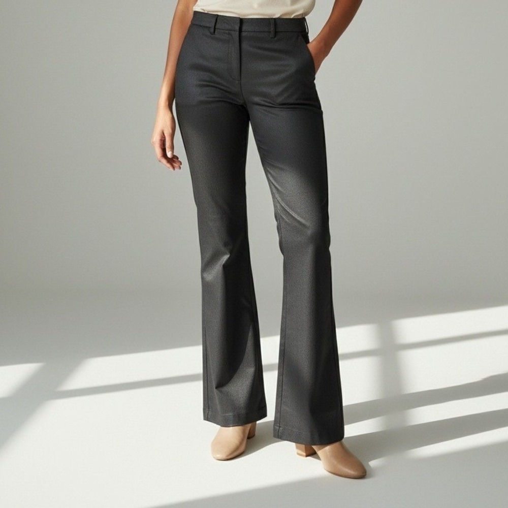 Sapphire‎ Red Black Flare Leg Dress Pants Trousers Size 13/14 Office Wear